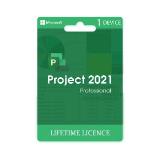 Microsoft Project Professional 2021 Product Key – Lifetime Activation, 1PC