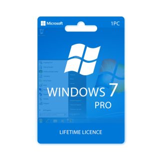 Microsoft Windows 7 Professional Product Key | Lifetime Activation for 1 PC